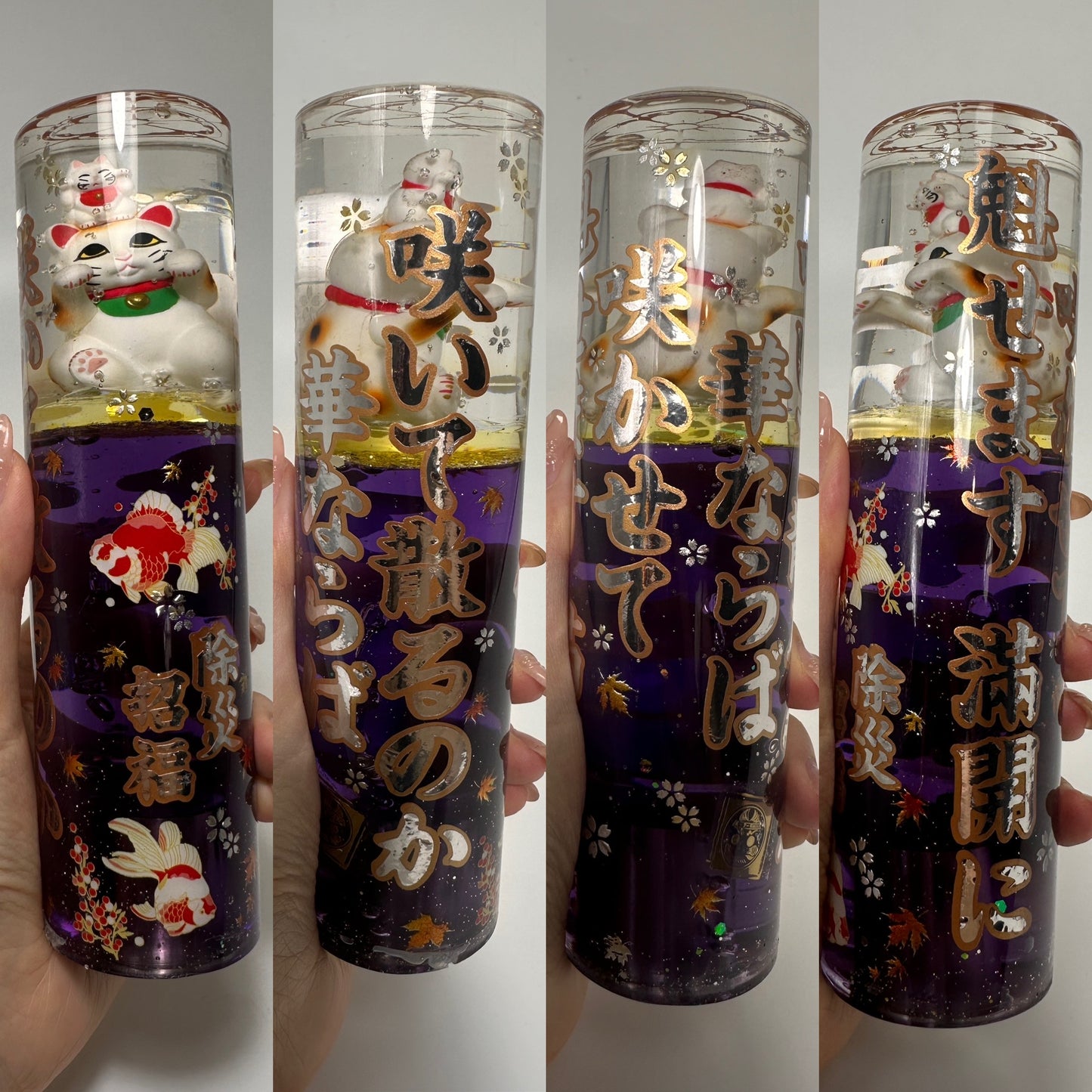 手工水中花波棍｜日式招財貓系列 (小瑕疵)