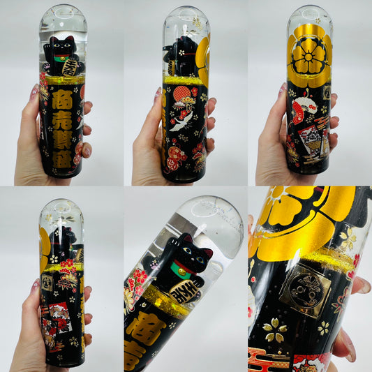 手工水中花波棍｜日式招財貓系列