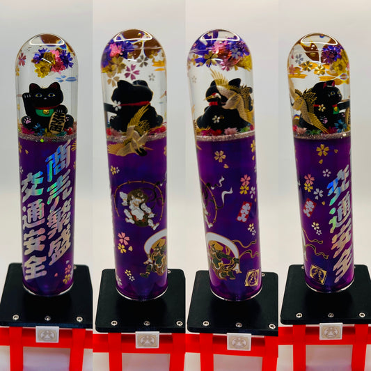 手工水中花波棍｜招財貓款式(20CM長)